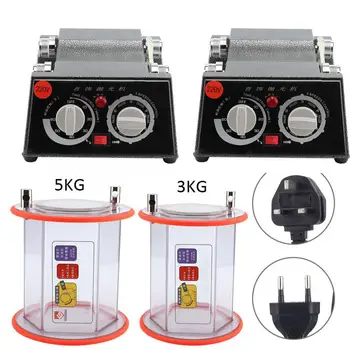 

Rotary Tumbler Jewelry Polisher Machine Polishing Cleaner 220V High Quality EU Plug UK Plug Jewelry Tool For Jeweler Making