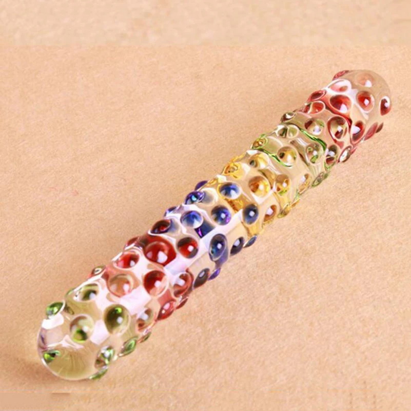 GLASS butt plug Stimulating anus Crystal Anal TOYS Due Dong Dildo sex Toys for women anal speculum gay lesbian toys with box | Красота и