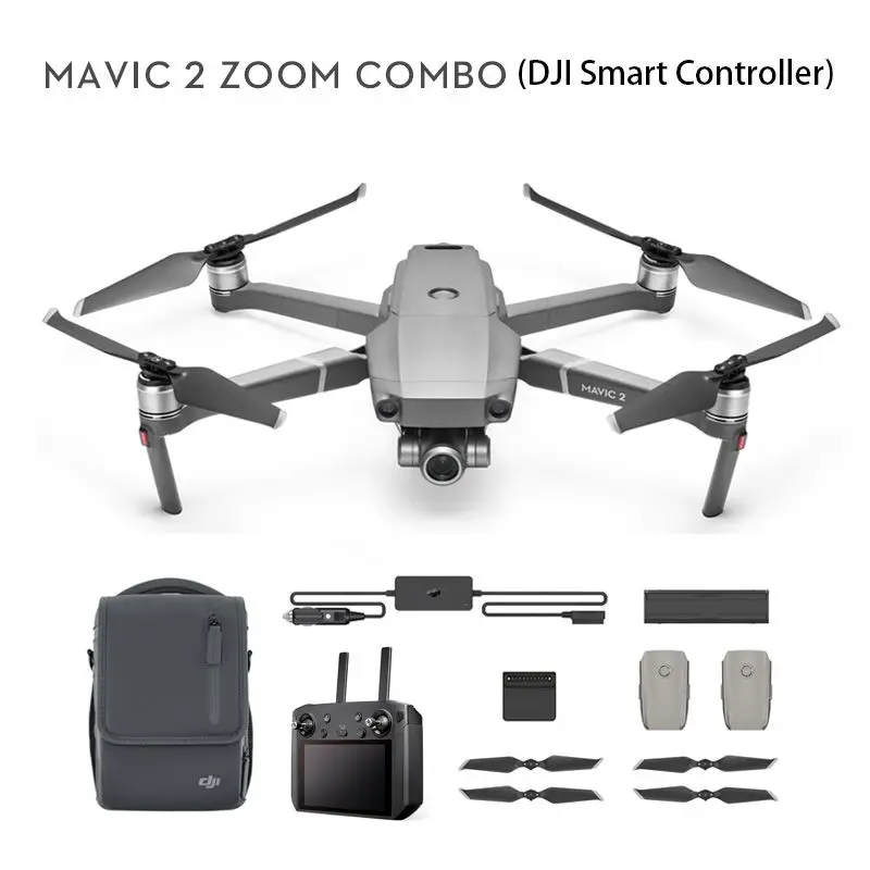 DJI Mavic 2 Pro(умный контроллер DJI) зум " CMOS сенсор камера Регулируемая Диафрагма RC Квадрокоптер с 4K HD камера мини-Дрон - Цвет: M2Z Combo Smart RC