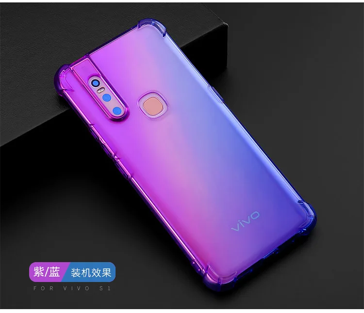 Vivo V15 pro Прозрачная силиконовая Мягкая задняя крышка для vivo IQOO V11 Y81 Y83 Y75 Y71 Y69 Y67 Y66 Y55