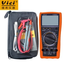 VICI VC9808+ 3 1/2 Digital multimeter Electrical Meter Inductance Res Cap Frequency Temperature AC/DC Ohmmeter Tester 20A