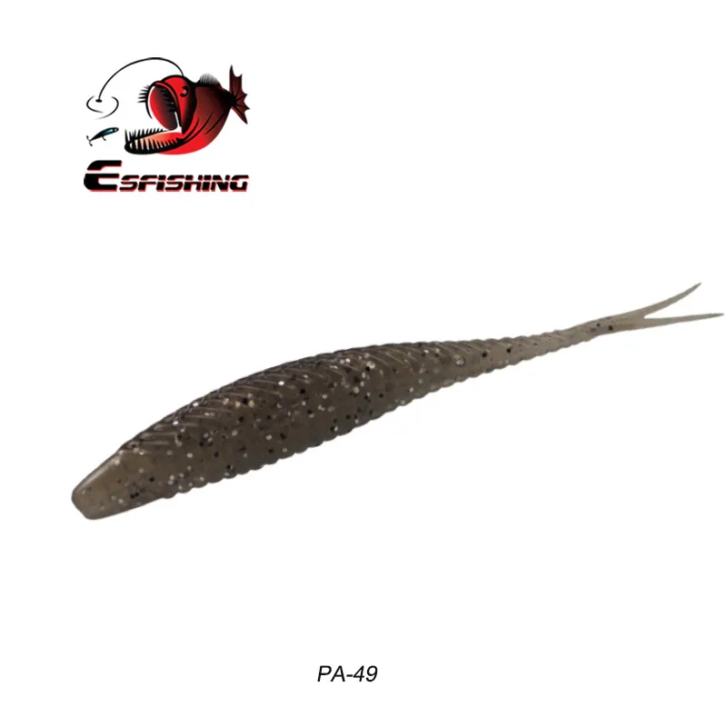 ESFISHING Armor Shad 6 шт. 120 мм 7,5 г мелкая рыболовная приманка мягкие приманки Iscas Pesca морские блесны на карпа съедобные - Цвет: PA49