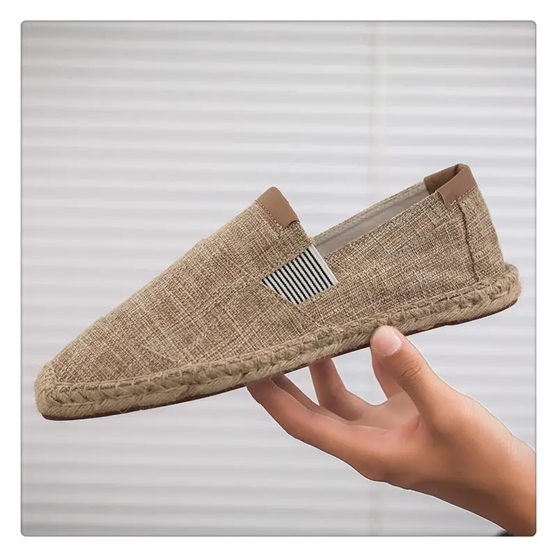 Mens Shoes Casual Male Breathable Canvas Shoes Men Chinese Fashion Soft Slip On Espadrilles For Men Loafers