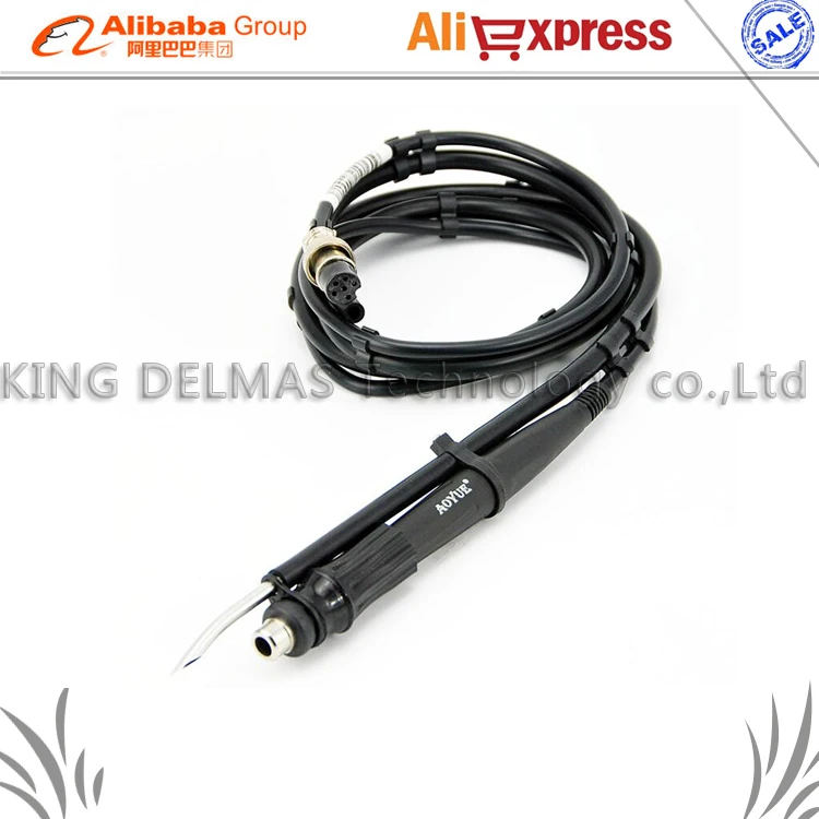 AOYUE BGA Soldering Station Original Solder Iron Handle Soldering Station Handle 220V 6 pin for AOYUE 2702A+