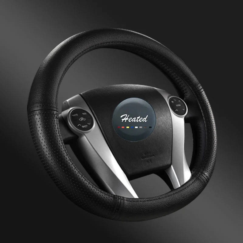 Овальный чехол на руль для Toyota Prius 30 AQUA SEAT Leon VW Golf GTI Спортивная Оплетка руль|Чехлы