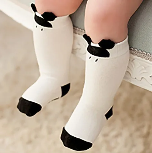 Bosudhsou C52# корейский стиль Детские носки, модная новинка; носки на тему мультфильма(Микки) детские гольфы Гольфы по колено для девочек 0–4 года