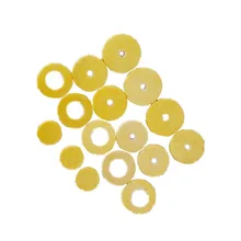 Прокладки для флейты 16 открытым Флейта с отверстиями звуковые прокладки прокладка комплект из желтой туники