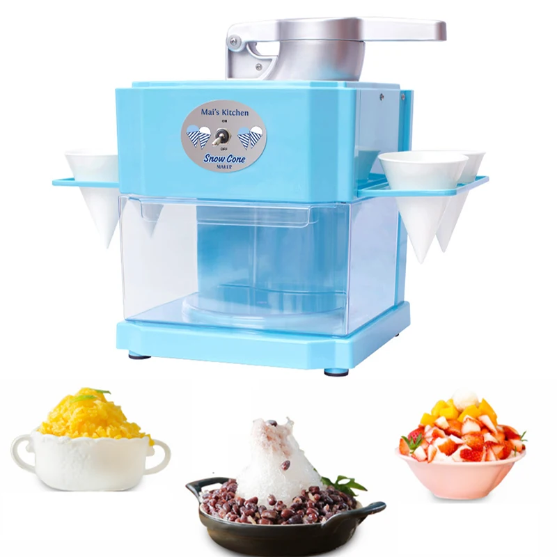 

Electric Ice Machine Ice blender Ice Crusher Shaver Snow Cone Block Making Smoothie Machine AC 220-240V