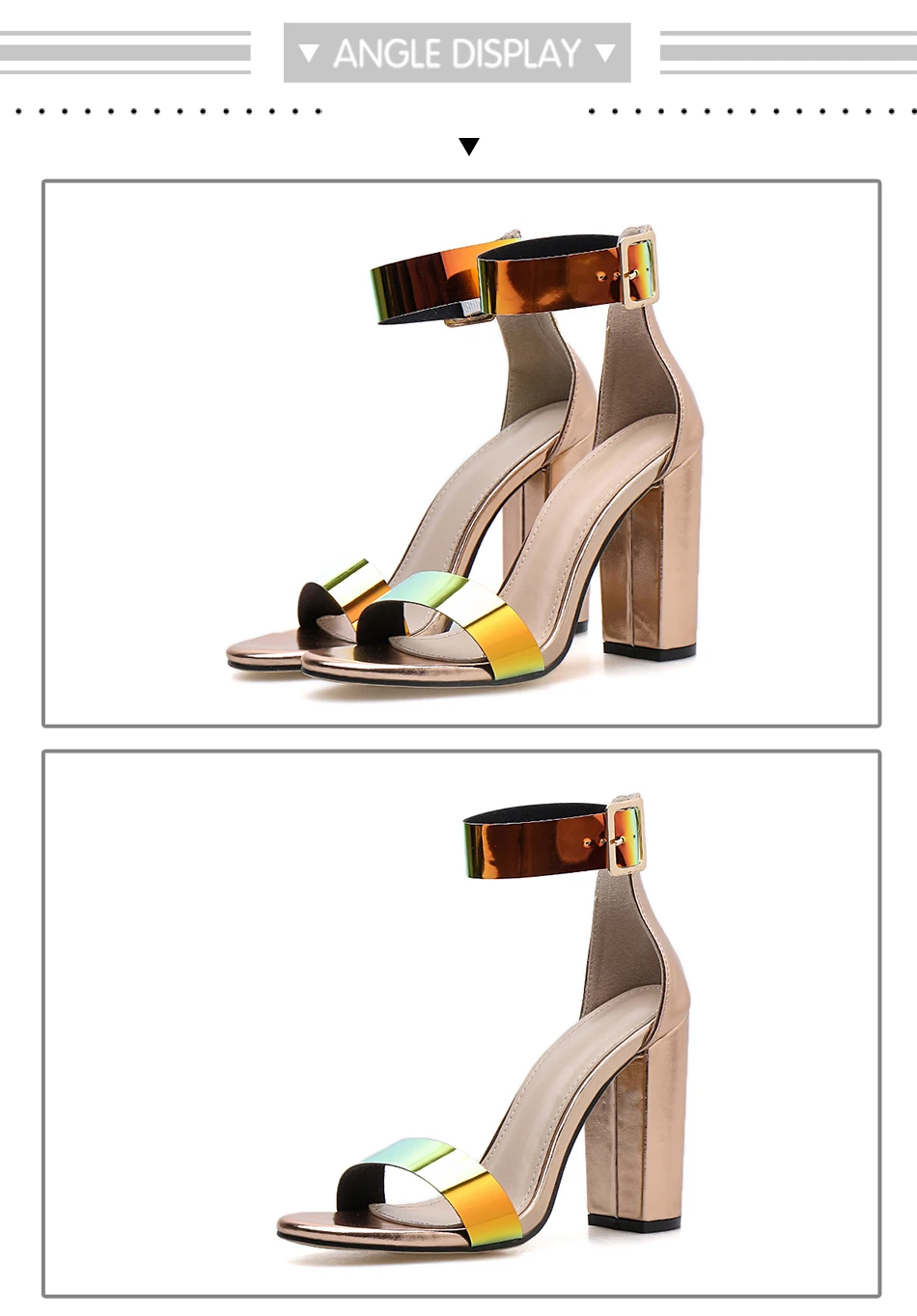 stripe sandals