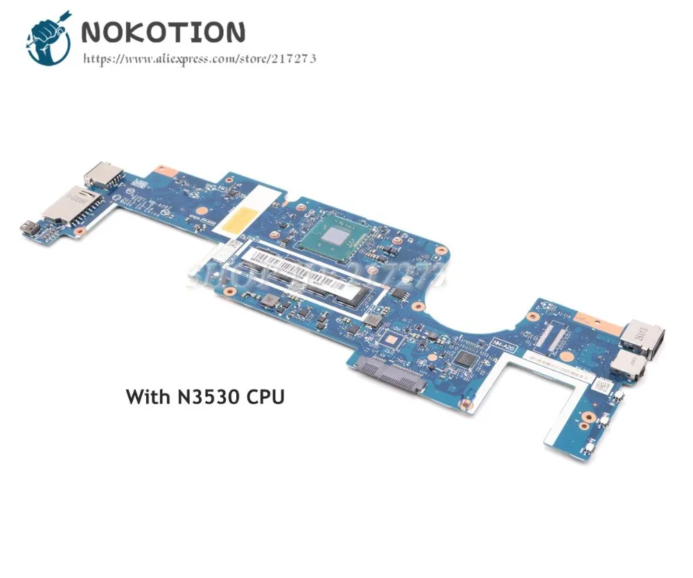 NOKOTION العلامة التجارية جديد AIUU1 NM-A201 الرئيسي مجلس لينوفو اليوغا 2 11 اللوحة المحمول SR1W2 N3530 وحدة المعالجة المركزية على متن