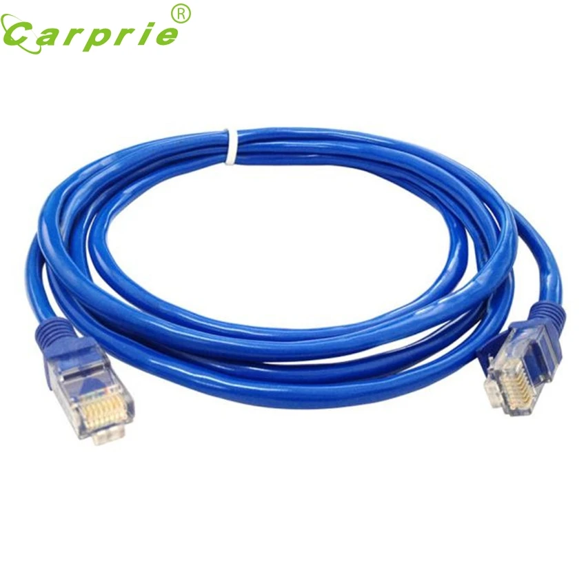 CARPRIE E5 Ethernet кабель Lan кабели 2017 Синий Ethernet Интернет LAN CAT5e сетевой кабель для компьютера модем маршрутизатор