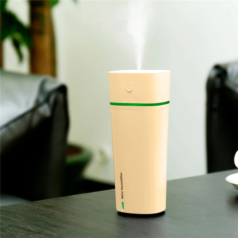 

240mL USB Air Humidifier Car Essential Oil Aromatherapy Diffuser Purifier Mini Humidifier With LED Light Mini USB Fan Cooling