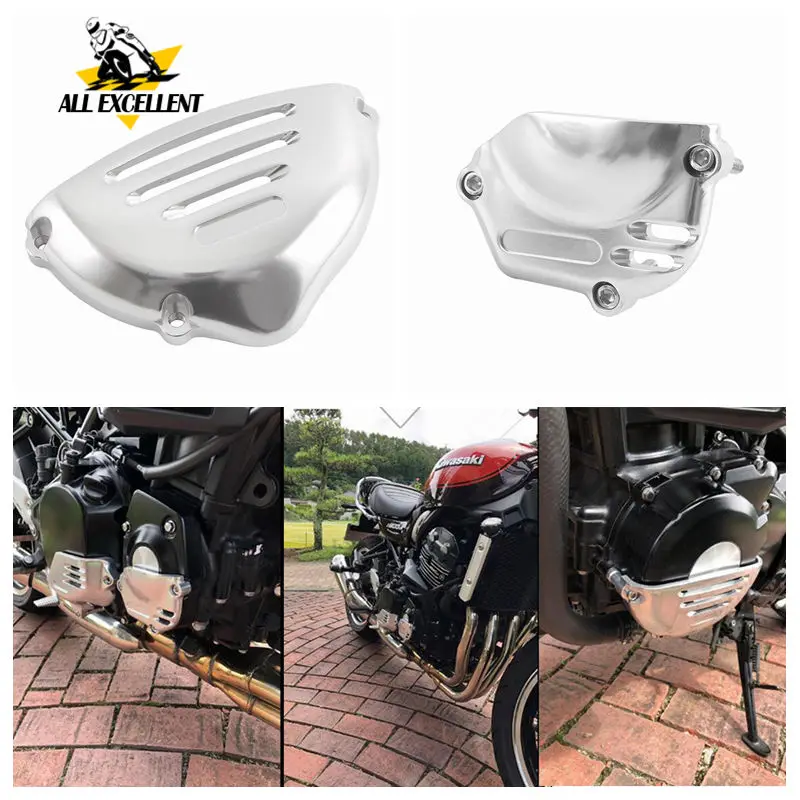

High quality Aluminum Engine Guard Frame Slider Cover Protector Set for Kawasaki Z900RS 2018-2019 Silver Gold Black Colors