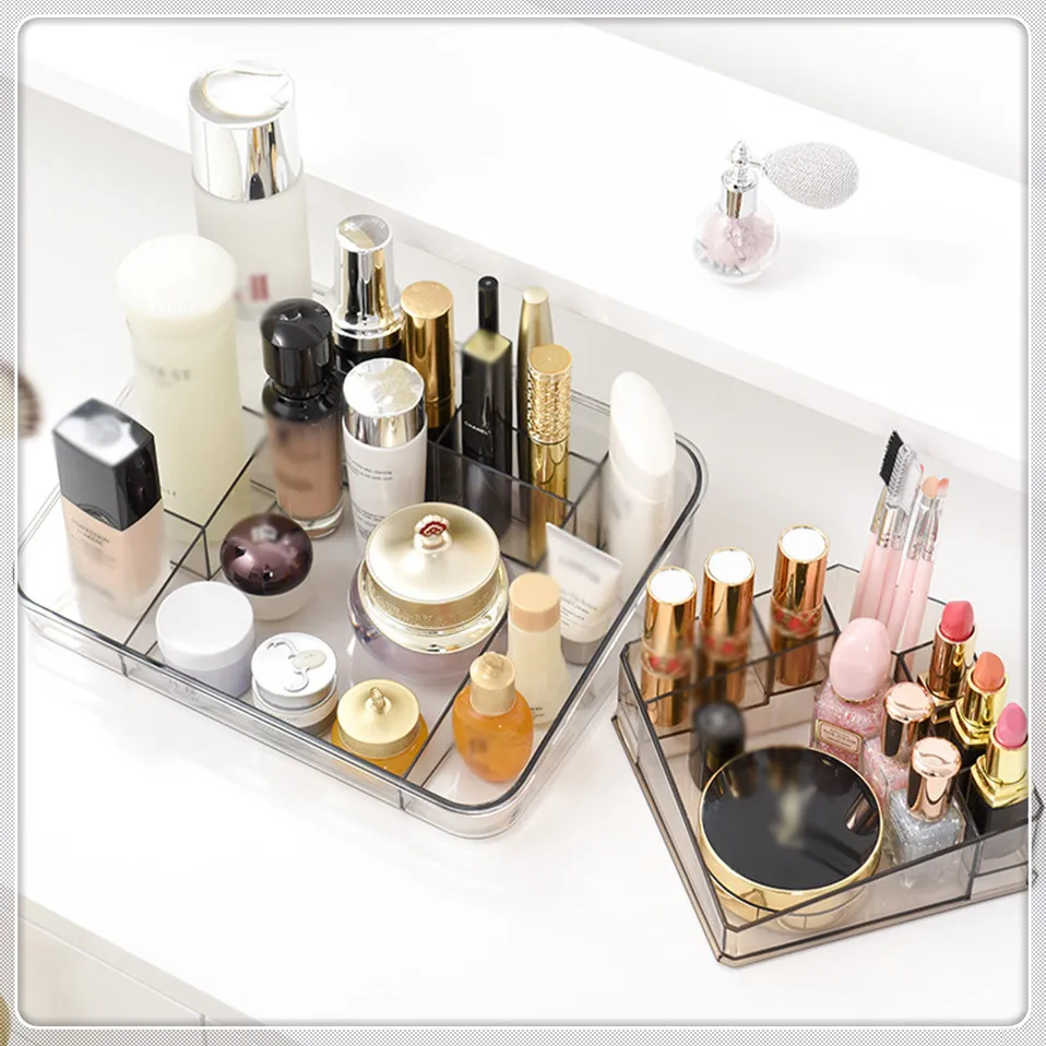 7 Makeup Organizer Plastic Box