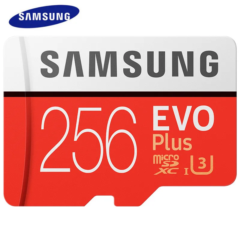 Карта памяти Samsung 256GB 128GB 64GB SDXC 32GB Micro SD Card SDHC EVO Plus Class 10 UHS-I TF карты для смартфонов/планшетных ПК