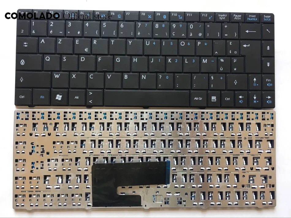 FR French keyboard for MSI X300 X320 X330 X340 X400 X410 X430 Wind U200 U210 U230 U250 U270 E1312 E1313 black keyboard FR Layout