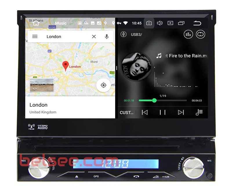 single 1 din android 8.0 car stereo head unit 3