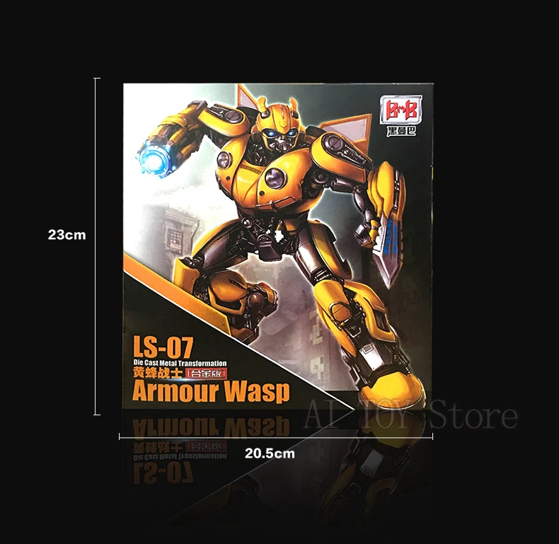 Black Mamba Transformation BMB H6001-5 SS BEE 28CM Oversize Movie Action Figure Alloy Robot Toys