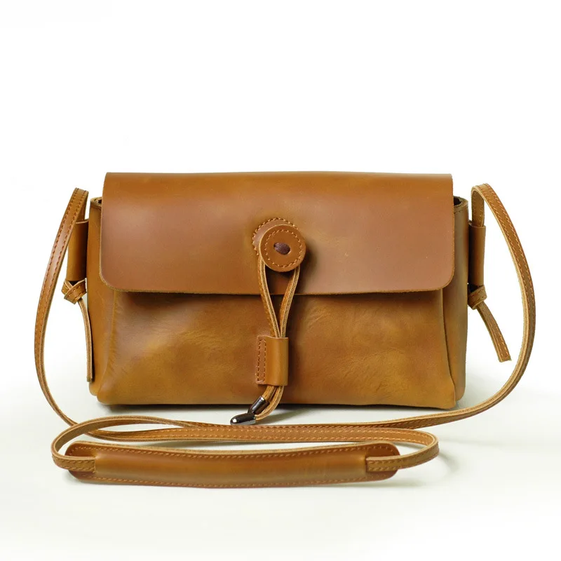 

2017 Retro All-match Satchels Bags Small Lock Women Bag Shoulder Crossbody Bag Ladies Women's Genuine Leather Handbags