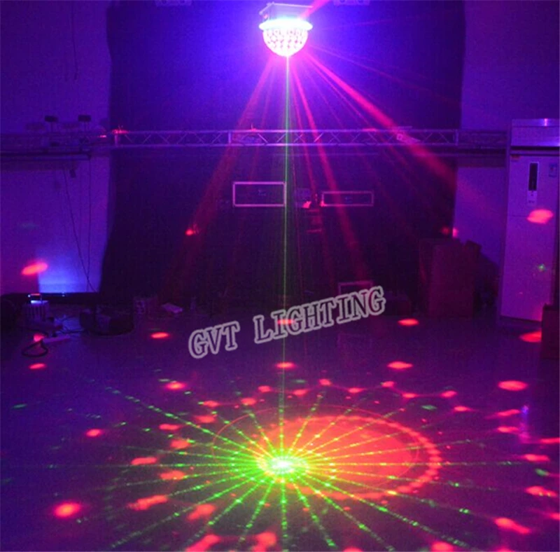 Магический шар сценового освещения со стикерами лазерный световой эффект RGB светодиодный сценический свет DMX512 отличные эффекты для