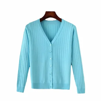 

Sweater women cardigan 2019 new spring autumn V-Neck Solid plus size 4XL Loose sweater femme coat Sweaters 85 kg RE0743