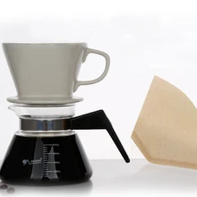 Кофе dripper 102 Китай фильтр чашки кофе поделиться Pot+ 40 шт. фильтровальной бумаги бытовой 2-4 люди