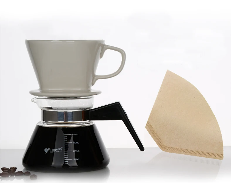 Taza de café con filtro, gotero chino cafetera para compartir olla + 40 piezas de papel de filtro para el hogar, 2 4 personas|coffee maker|cup coffee makercoffee pot makers - AliExpress