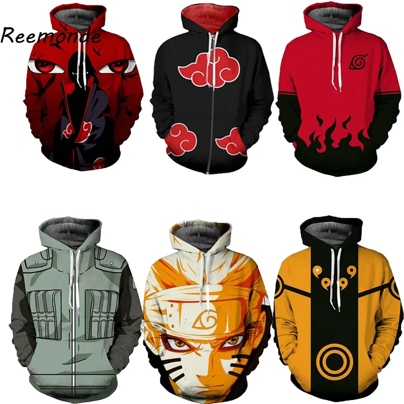 

Anime Naruto Jacket Clothes Sasuke Cosplay Costumes Casual Coat Hoodie Autumn Fashion Women Halloween Costume Men Pullovers