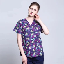 Модный принт медицинские наборы для скраба больница стоматологическая клиника салон красоты спецодежда доктора медсестры униформа