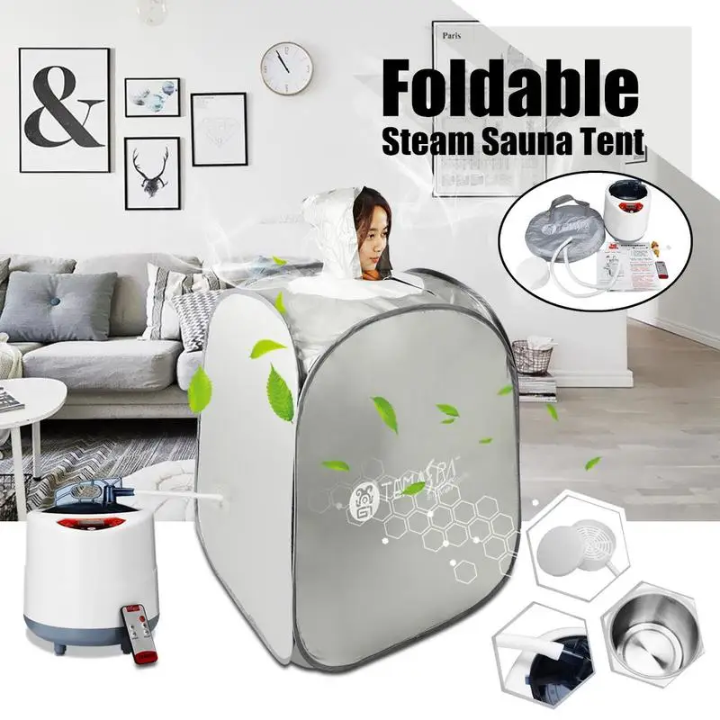 Sauna Steam pot portable indoor foldable sauna room tent loss weight skin spa 2.0L slim lose weight Steam Generator