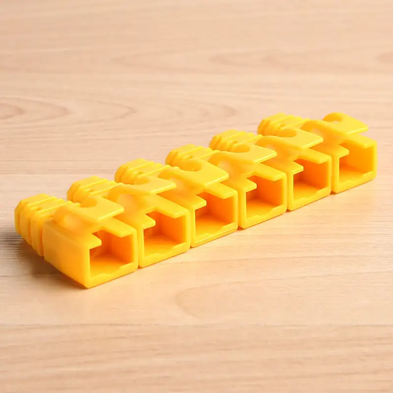 AMPCOM RJ45 Ethernet Network Cable Strain Relief Boots Cable Connector Plug Covers for CAT5 CAT5e CAT6 (Plastic) - Image 8