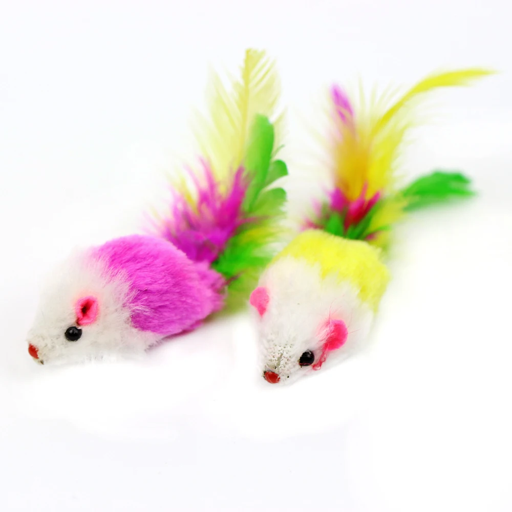

Pet Cat Kitten Dog Playing Toy False Mouse Rat Toys Free Shipping Colors Randomly Multicolor