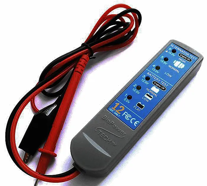 Battery tester, battery voltage meter, car battery detection table, 5V / 12V / 12.5V13V/13.5V