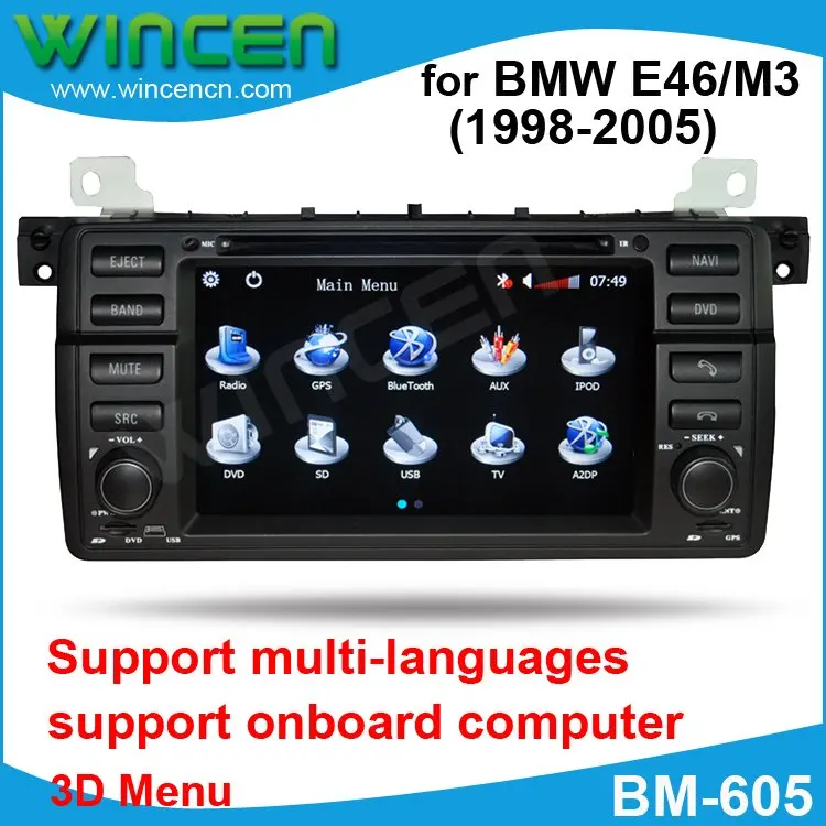" автомобильный DVD gps плеер для BMW E46 M3 с 3D меню мульти-языков Высокое качество+ карта с картой
