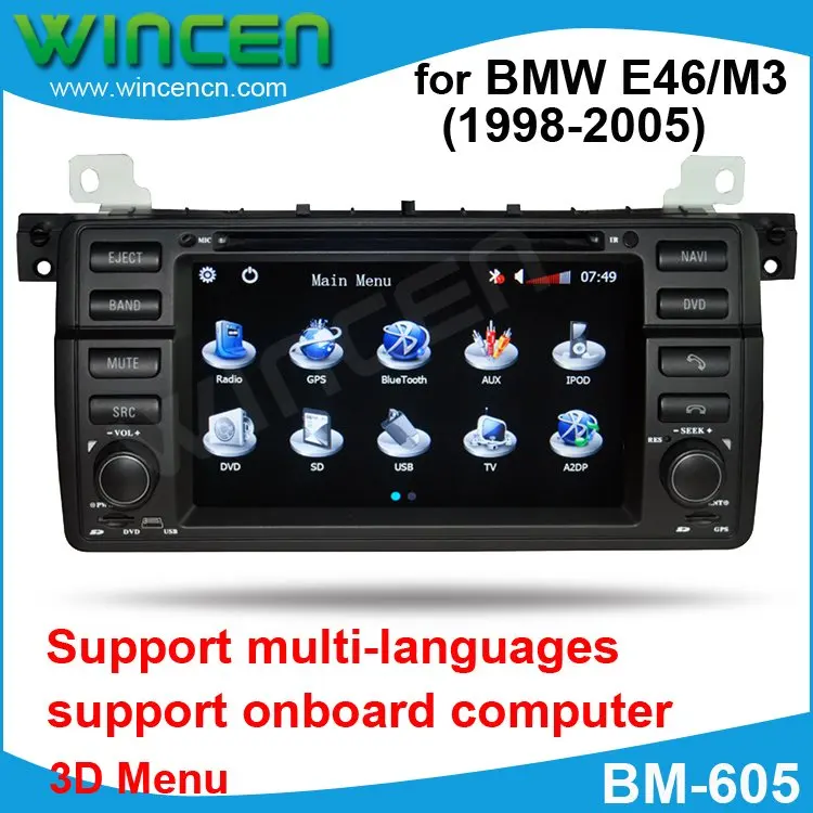 7&quot Car DVD GPS Player for BMW E46 M3 with 3D Menu multi-languages High Quality Free Shipping+Free Card Map | Автомобили и