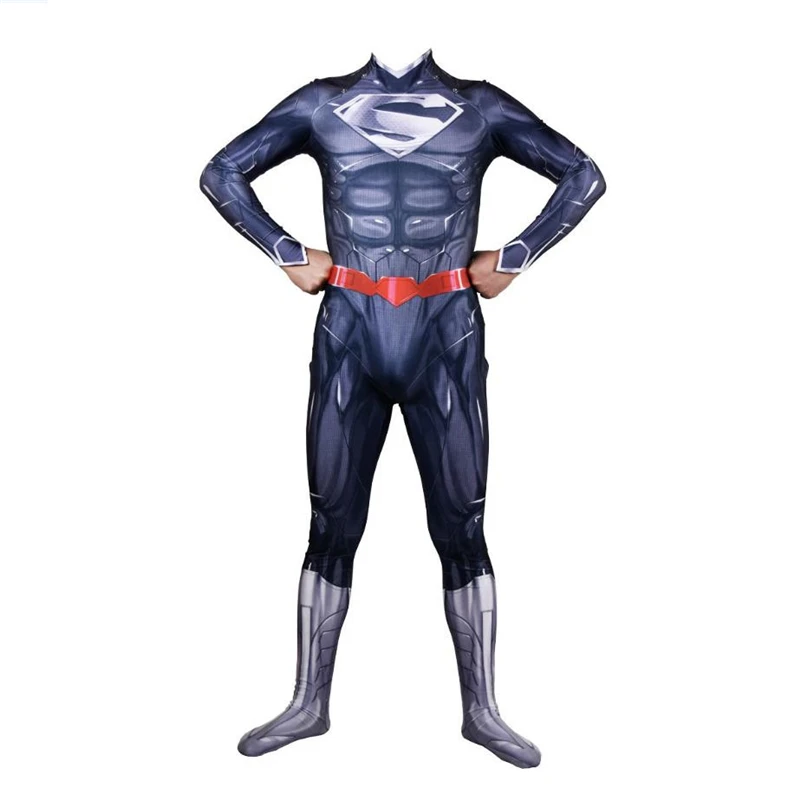 Костюм для косплея из аниме «Супермен», «Человек из стали», «Кларк Кент», «супергерой», Детский комбинезон для взрослых, костюм Zentai, костюм на заказ, Новинка