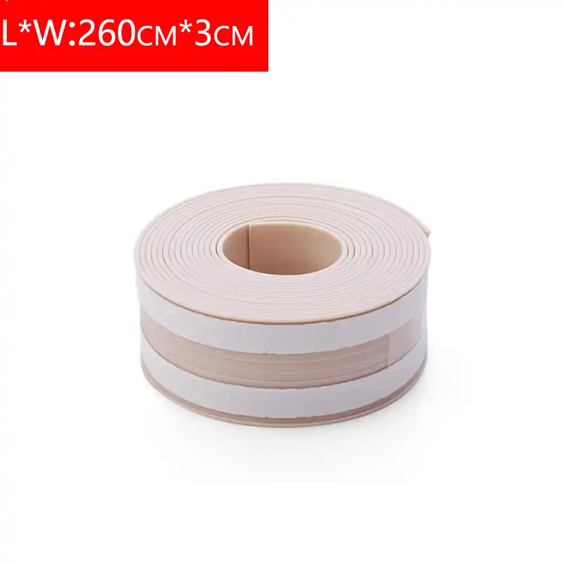 86 126In FANMU Nastro di Super Impermeabile Nastro Adesivo in PVC Nastro Adesivo da Cucina in PVC per Cucina Vasca da Bagno Controsoffitto Doccia Lavandino WC Fornello a Gas Angolo Parete 0