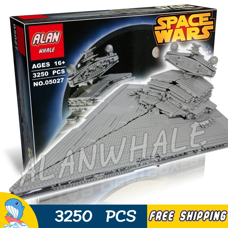 

3250pcs New Space Wars universe 05027 Star Destroyer DIY Model Building Blocks Great Teenagers Toys Bricks Compatible with Lego