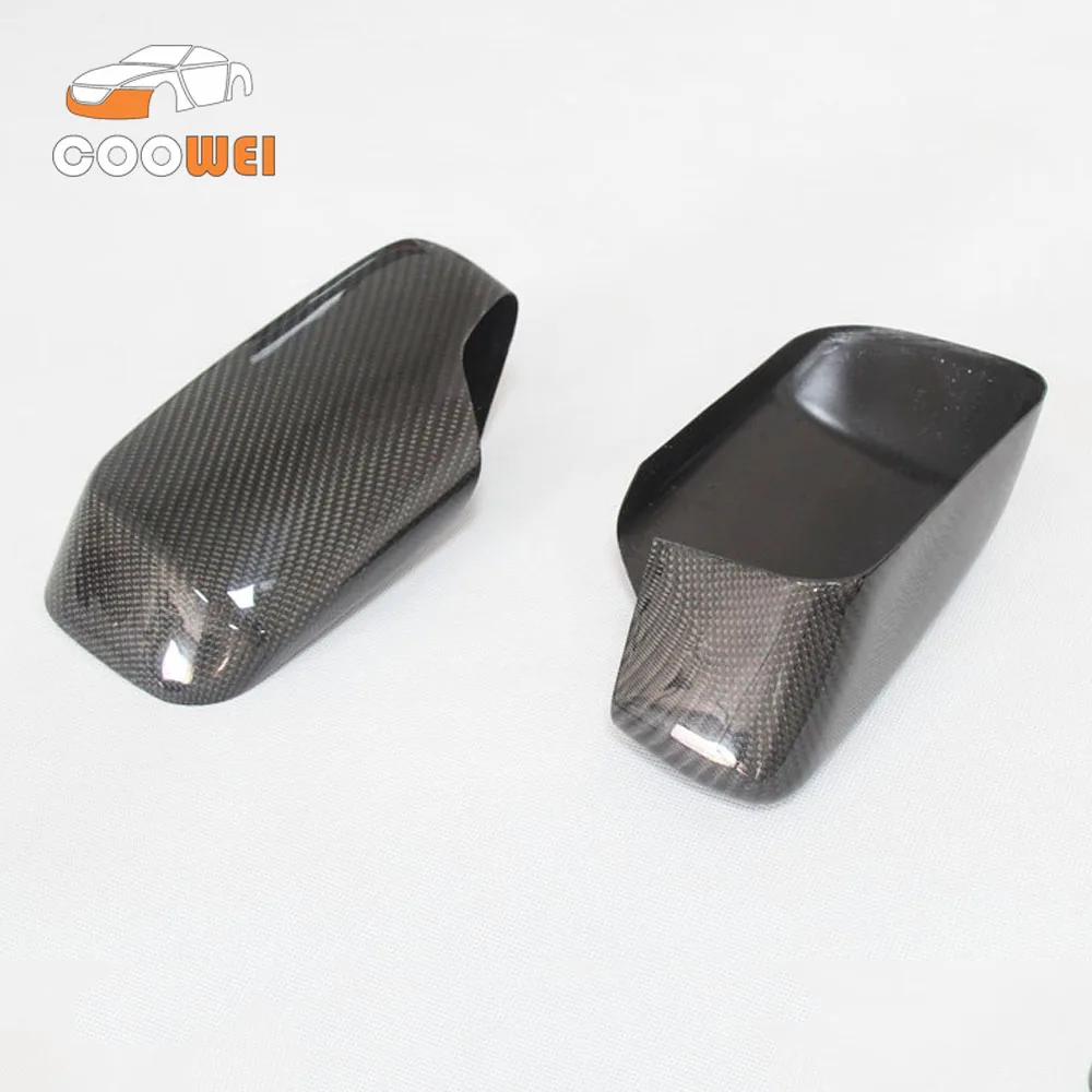 

1 Pair For BMW 3 Series E46 Add on style carbon fiber auto side mirror cover cap E46 325 330 323 328 98-06 B282M