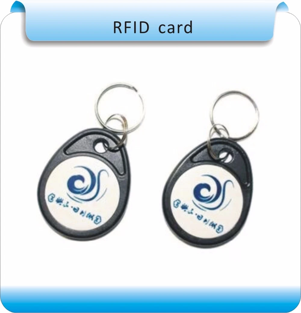 Бесплатная доставка 50 шт ABS Материал черные и белые 4 # TK4100 125 кГц RFID брелок