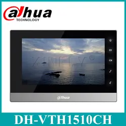 Сетевой видеорегистратор Dahua VTH1510CH IP видео домофон английская версия 7-дюймовый комнатный Сенсорный экран монитор VTH1550CH VTH1660CH с логотип