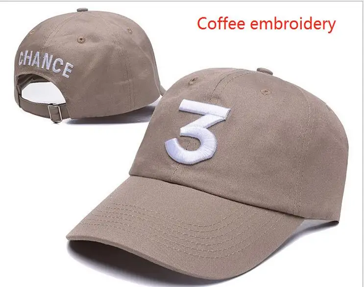 Coffee embroidery Бейсбольная Кепка унисекс для женщин и мужчин s The Rapper 3 Dad шляпа, бейсбольная кепка-регулируемый ремень - Цвет: Coffee embroidery