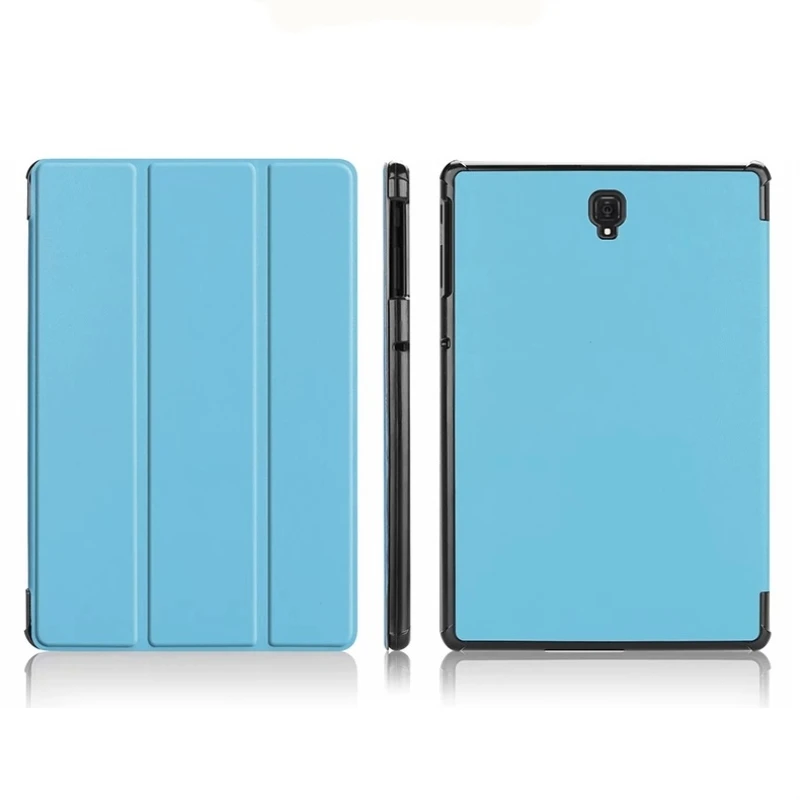 Для samsung Galaxy Tab S4 10,5 дюймов SM-T830/T835C кожаный магнитный складываются в три раза Стенд кожаный чехол для samsung Galaxy S4 10,5"