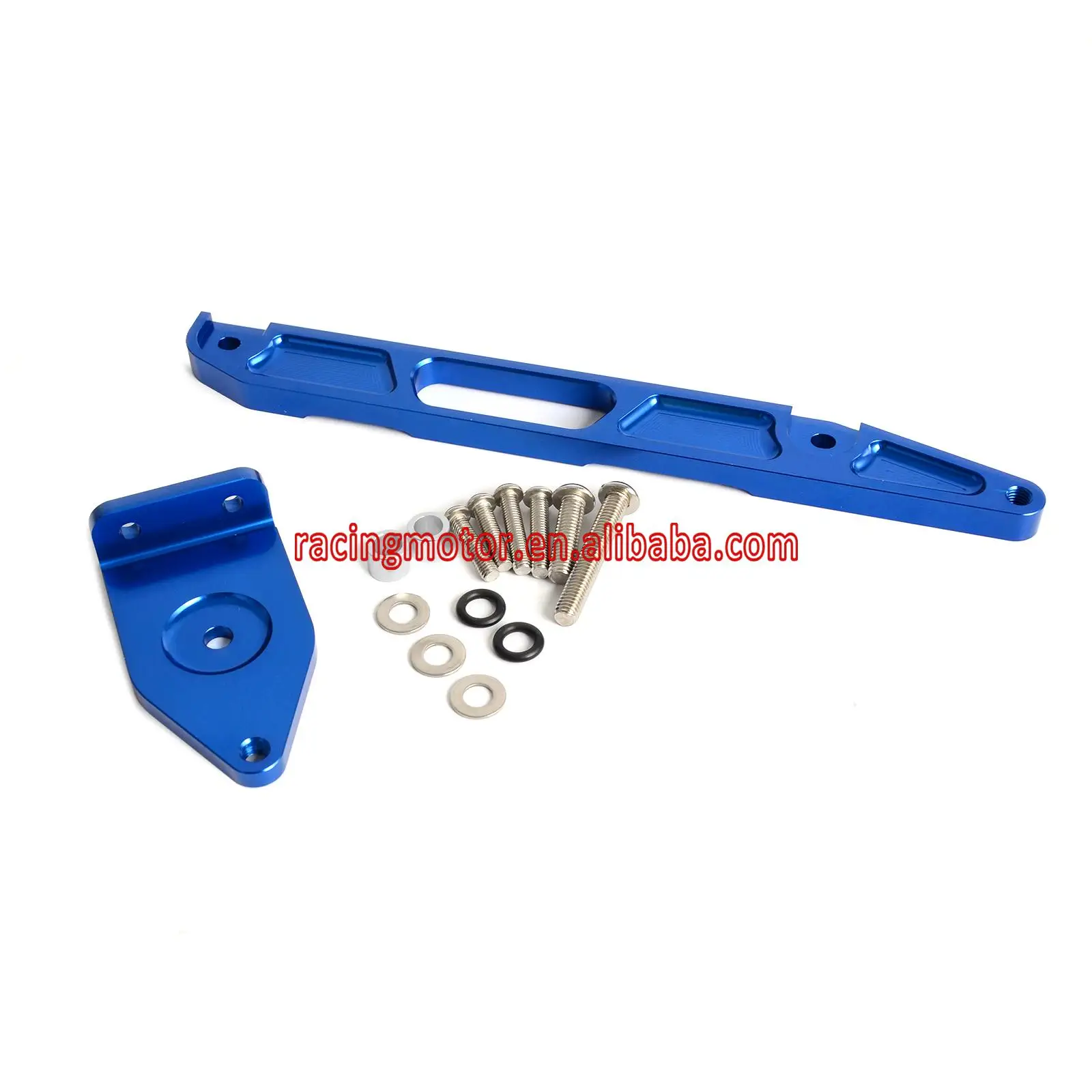 Синий ЧПУ монтажный кронштейн для Yamaha XJR1300 2002- 2004 2005 2006 2008 2010 2013