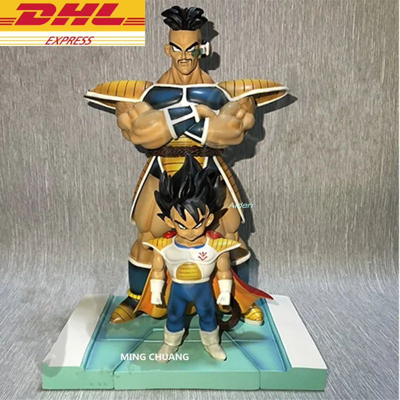 1" Статуя Dragon Ball Z бюст Супер Saiyan полноразмерный портрет наппа и Вегета анимационная фигурка GK модель игрушечная коробка 27 см Z1328