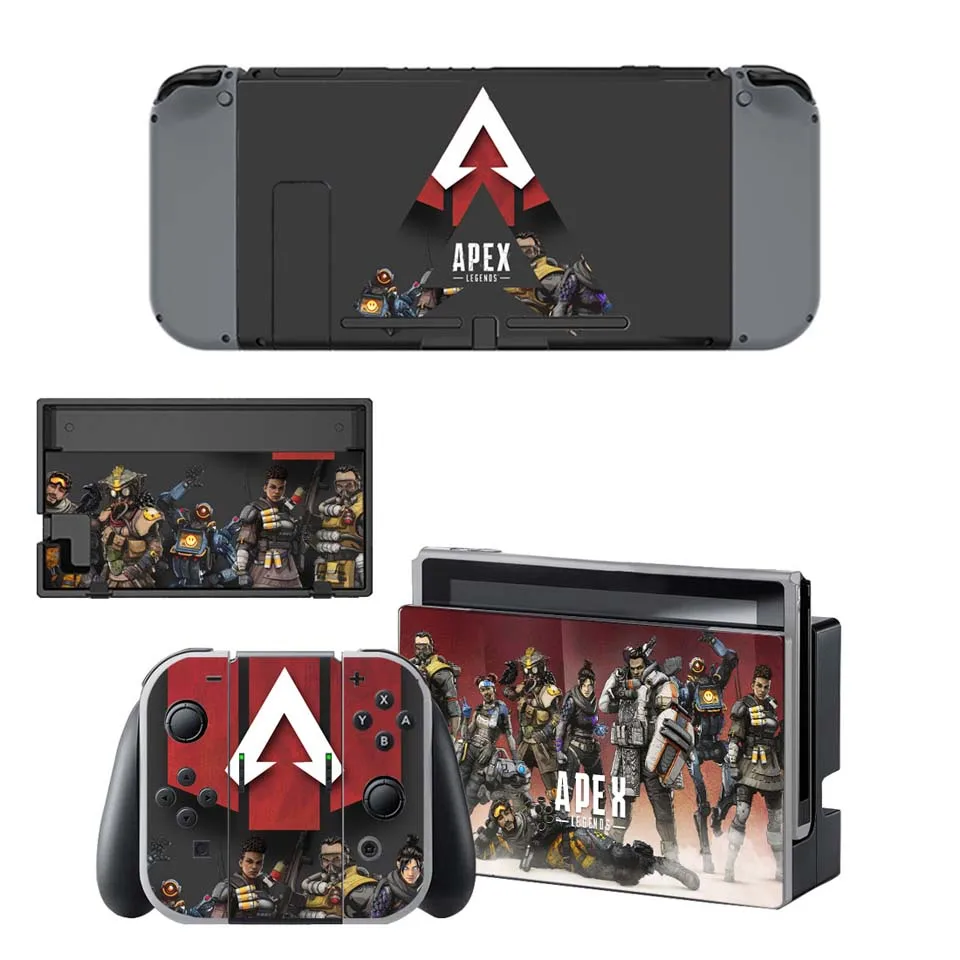 

Nintend Switch Console Vinyl Skin Stickers for Nintendo Switch Dock Joy-Con Controller Sticker - APEX Legends