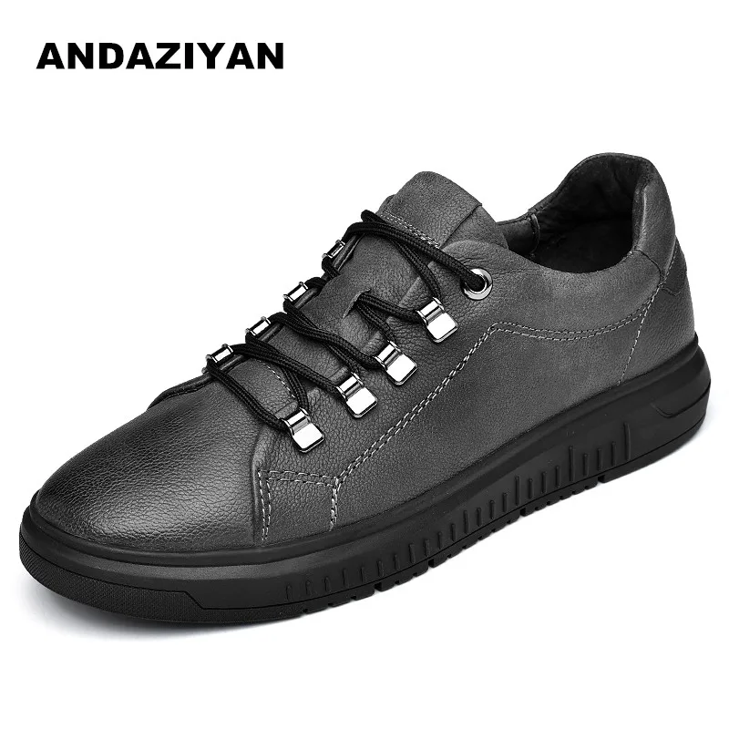 

Foreign trade shoes fashion casual men shoes leather shoes low to help men's personality casual shoes