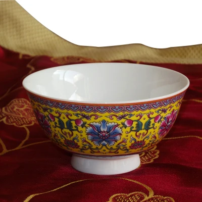Фарфоровая эмаль Jingdezhen цвет костяного фарфора трендовые продукты 4,5 дюйма керамическая чаша посуда миска для риса