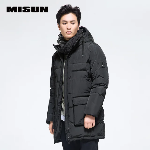 MISUN 2017 new down jacket men's long section down jacket