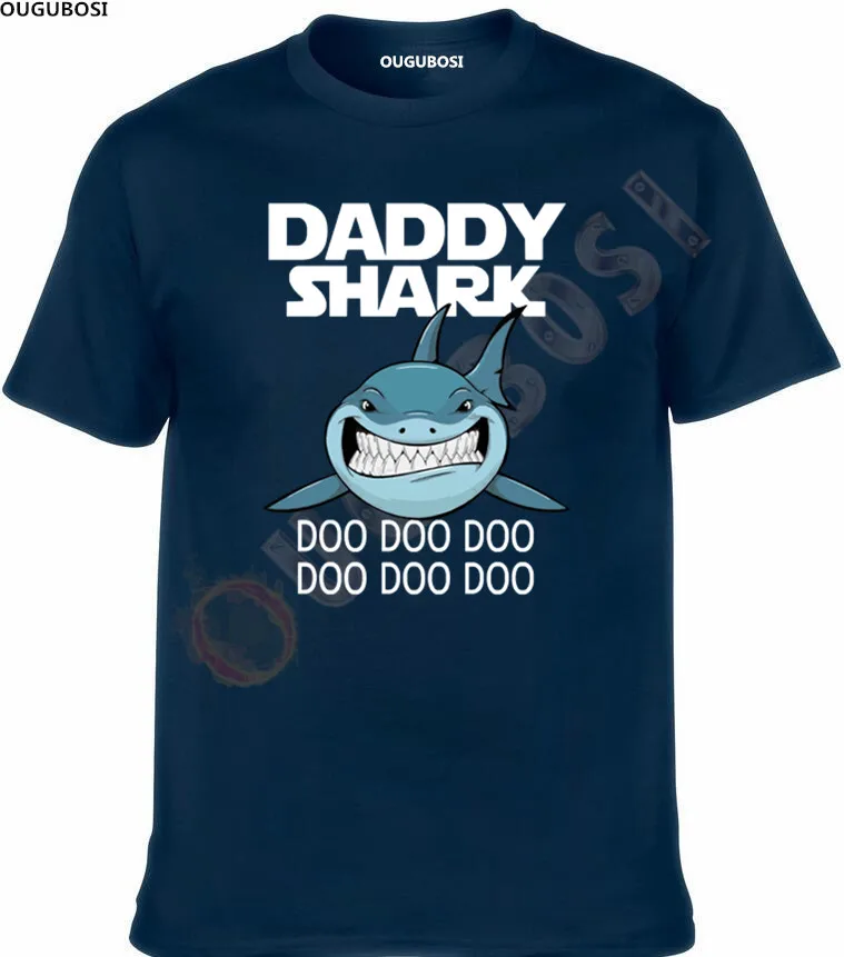 

Daddy Shark Baby Mommy Daddy Matching Family Shark T-Shirt Black, Navy Men
